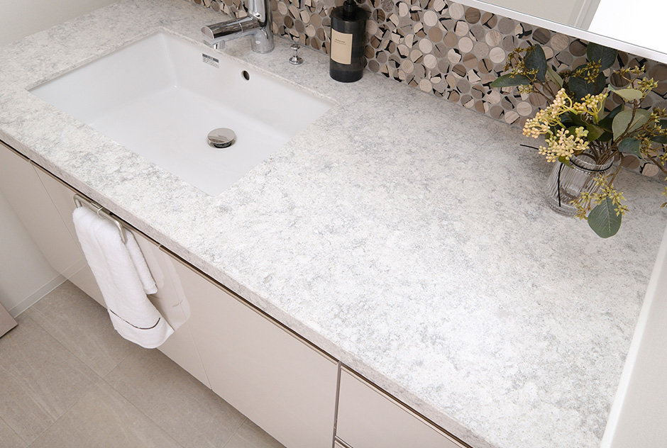 洗面天板フィオレストーン